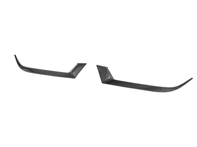 2024-UP FORD MUSTANG S650 ECOBOKST | CARBON FIBER HEADLIGHT EYEBROW TRIM COVER PAIR